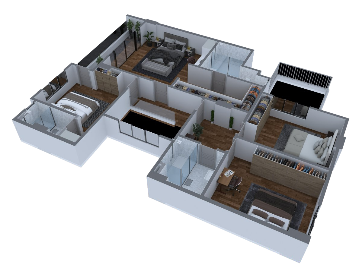 a 5 bedroom configuration